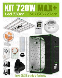 KIT ARMARIO 150X150X220 LED SPIDER KING 720W MAX+