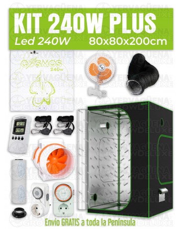 KIT ARMARIO 80X80X200 LED COSMOS 240W