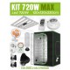 KIT ARMARIO 120X120X220 LED SPIDER KING 720W MAX