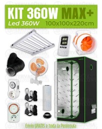 KIT ARMARIO 100X100X220 LED SPIDER KING 360W+