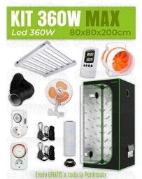 KIT ARMARIO 80X80X200 LED SPIDER KING 360W