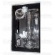 Pipa de cristal Dude en caja 22cm (PIPA + MECHERO + GRINDER + FILTROS)