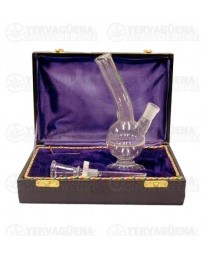 Pipa de cristal en caja 15cm