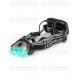 Linterna frontal LED luz verde