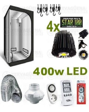 Kit Armario Completo 120x120x200 4 x 100w LED