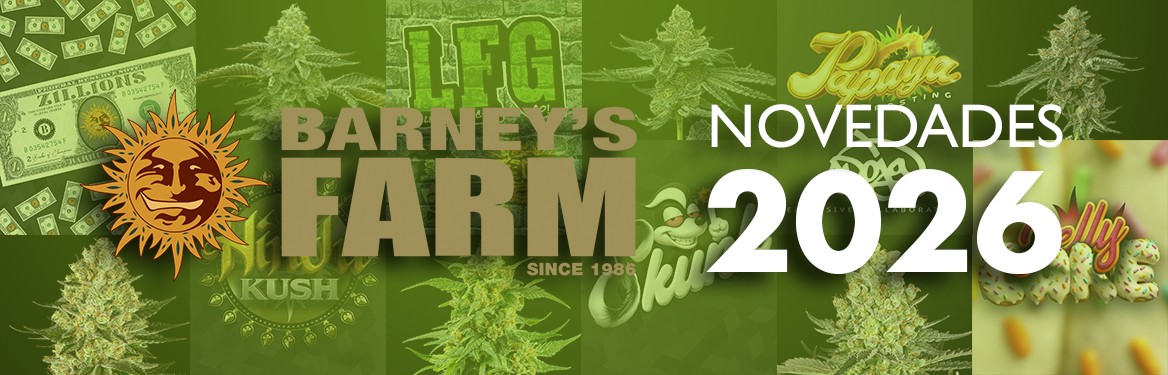 Novedades 2026 barneys Farm