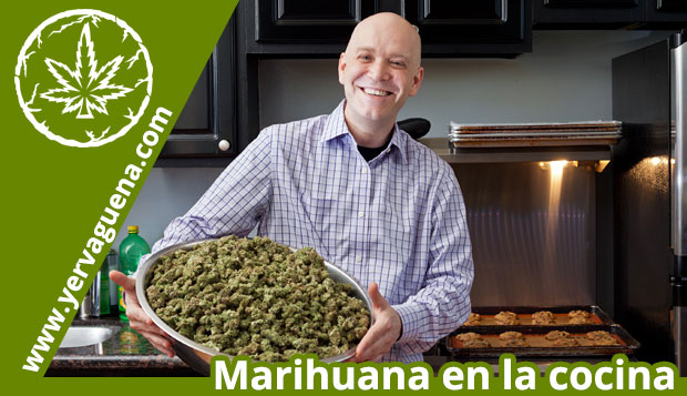 marihuana en la cocina