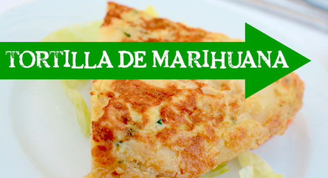 Tortilla de marihuana