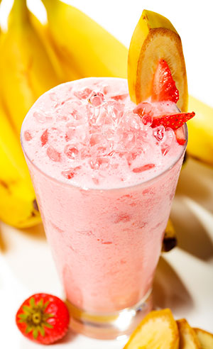 batido fresas platano marihuana