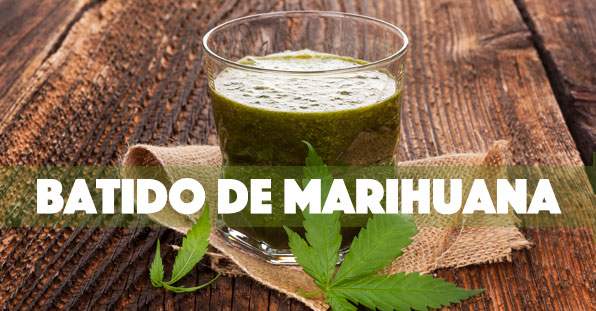 Cómo preparar un batido de frutas con marihuana